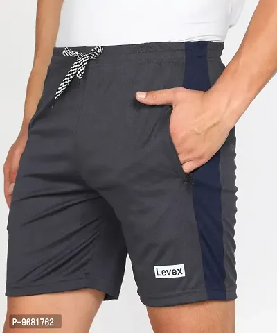 Classic Polyester Solid Sports Shorts for Men, Pack of 2-thumb4