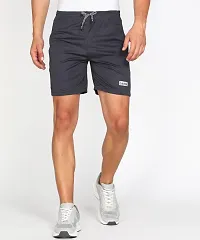 Classic Polyester Solid Sports Shorts for Men, Pack of 2-thumb3