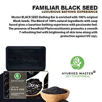 indie-gredients  Activated Black Seed Bath Soap, Removes Acne, Dark Spots and Pigmentation On Oily And Dry Skin For Men and Women [SLS and Paraben FREE] [pack of 3]-thumb2