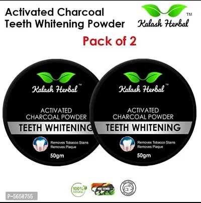 Kalash Herbal Charcol Tooth Powder PACK - 2