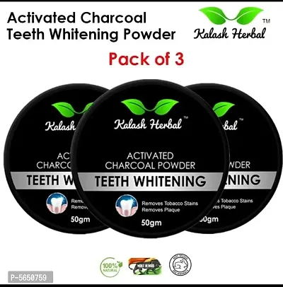 Kalash Herbal Charcol Tooth Powder PACK - 3