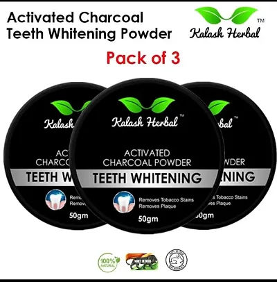Kalash Herbal Charcol Tooth Powder PACK - 3