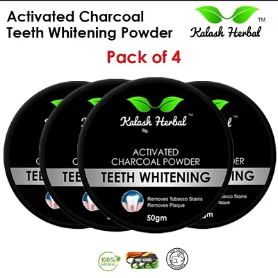 Kalash Herbal Charcol Tooth Powder PACK - 4