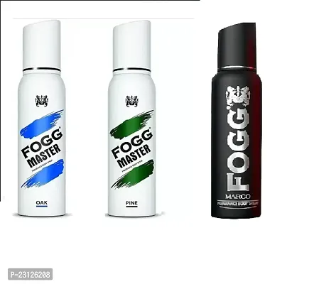 FOGG MASTER RED , GREEN AND MACRO BLACK PACK OF 3