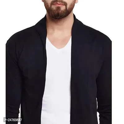 TRIKSH International || Premium Men's Cotton Open Shrug | Full Sleeve Cotton Open Long Cardigan for Men | Best for Casual Wear,Plain Shrug-thumb4