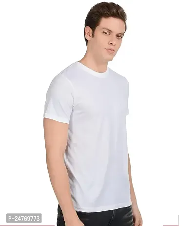 TRIKSH International | Cotton Plain Regular Fit Round Neck Half Sleeve T-Shirt-thumb2