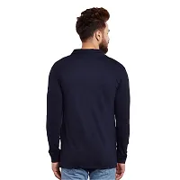 TRIKSH International Premium Men's Cotton Open Shrug | Full Sleeve Cotton Open Long Cardigan for Men | Best for Casual Wear,Plain Shrug (XL, Navy Blue)-thumb3