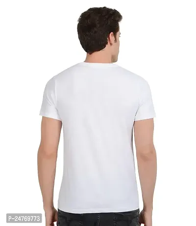 TRIKSH International | Cotton Plain Regular Fit Round Neck Half Sleeve T-Shirt-thumb3