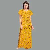 Elegant Cotton Printed Nighty For Women- Pack Of 2-thumb3