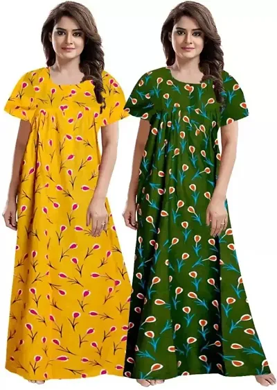 Elegant Nighty For Women Pack Of 2