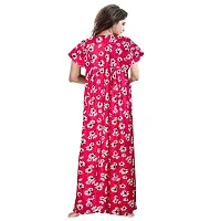 PMK FASHION 100% Cotton Nighty for Women || Long Length Printed Nighty/Maxi/Night Gown/Night Dress/Nightwear Inner  Sleepwear for Women's (Combo Pack of 2)-thumb4