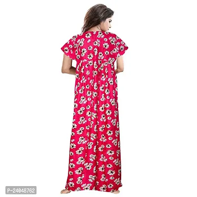 PMK FASHION 100% Cotton Nighty for Women || Long Length Printed Nighty/Maxi/Night Gown/Night Dress/Nightwear Inner  Sleepwear for Women's (Combo Pack of 2)-thumb5