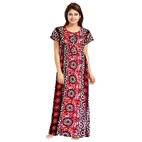 PMK FASHION 100% Cotton Kaftan for Women || Long Length Printed Nighty/Kaftan/Maxi/Night Gown/Night Dress/Nightwear Inner  Sleepwear for Women Combo Pack of 2-thumb1