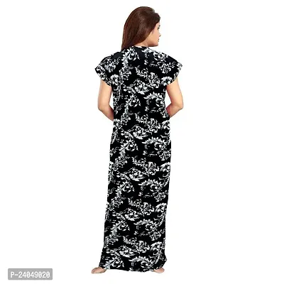 PMK FASHION 100% Cotton Kaftan || Long Length Printed Nighty/Kaftan/Maxi/Night Gown/Night Dress/Nightwear Inner  Sleepwear for Women's (Combo Pack of 2)-thumb3