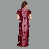 Elegant Cotton Printed Nighty For Women- Pack Of 2-thumb2