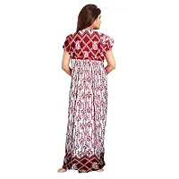 PMK FASHION 100% Cotton Kaftan || Long Length Printed Nighty/Kaftan/Maxi/Night Gown/Night Dress/Nightwear Inner  Sleepwear for Women's (Combo Pack of 2)-thumb2