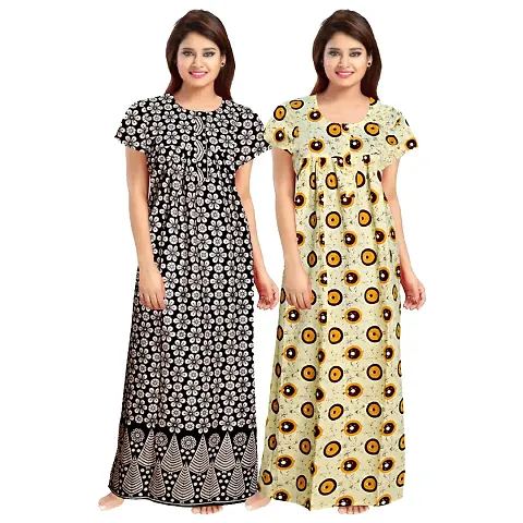 Stylish Printed Nightwear Combo Pack of 2