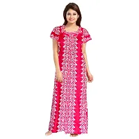 Comfortable Multicoloured Cotton Nightdress For Women Pack Of 2-thumb3