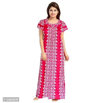 Comfortable Multicoloured Cotton Nightdress For Women Pack Of 2-thumb4