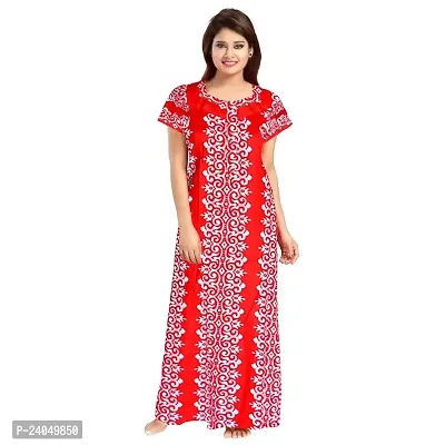 PMK FASHION 100% Cotton Kaftan for Women || Long Length Printed Nighty/Kaftan/Maxi/Night Gown/Night Dress/Nightwear Inner  Sleepwear for Women's (Combo Pack of 2)-thumb4