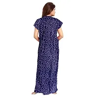 PMK FASHION 100% Cotton Nighty for Women || Long Length Printed Nighty/Maxi/Night Gown/Night Dress/Nightwear Inner  Sleepwear for Women's (Combo Pack of 2)-thumb2