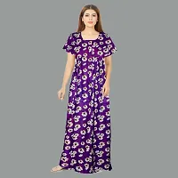 Elegant Cotton Printed Nighty For Women- Pack Of 2-thumb1