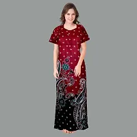 Elegant Cotton Printed Nighty For Women- Pack Of 2-thumb3