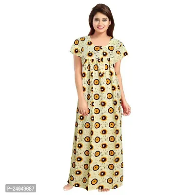 PMK FASHION 100% Cotton Kaftan for Women || Long Length Printed Nighty/Kaftan/Maxi/Night Gown/Night Dress/Nightwear Inner  Sleepwear for Women's (Combo Pack of 2)-thumb4