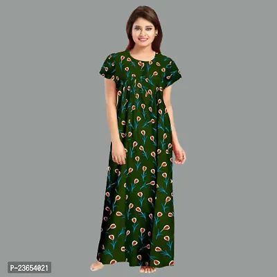 Elegant Cotton Printed Nighty For Women- Pack Of 2-thumb2