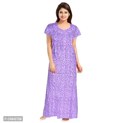 PMK FASHION 100% Cotton Kaftan for Women || Long Length Printed Nighty/Kaftan/Maxi/Night Gown/Nightwear Inner  Sleepwear for Women's (Combo Pack of 2)-thumb2