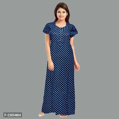 Elegant Cotton Printed Nighty For Women- Pack Of 2-thumb4