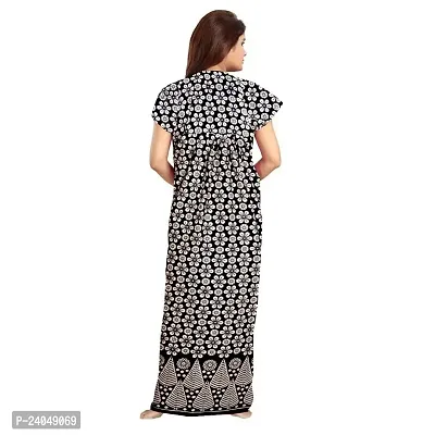 PMK FASHION 100% Cotton Nighty for Women || Long Length Printed Nighty/Maxi/Night Gown/Night Dress/Nightwear Inner  Sleepwear for Women's (Combo Pack of 2)-thumb5