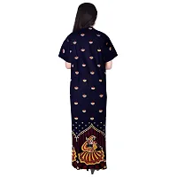 PMK FASHION 100% Cotton Nighty for Women || Long Length Printed Nighty/Maxi/Night Gown/Night Dress/Nightwear Inner  Sleepwear for Women's (Combo Pack of 2)-thumb4