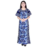 Stylish Multicoloured Cotton Printed Nighty For Women Pack Of 2-thumb2