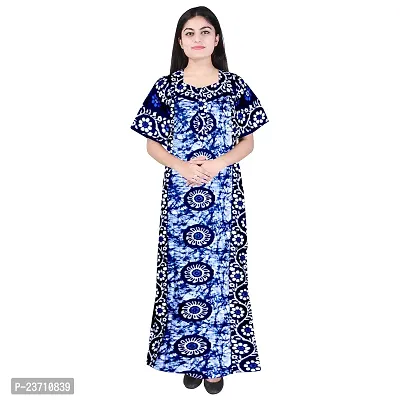 Stylish Multicoloured Cotton Printed Nighty For Women Pack Of 2-thumb3