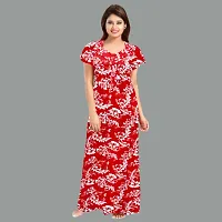 Elegant Cotton Printed Nighty For Women- Pack Of 2-thumb1