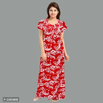 Elegant Cotton Printed Nighty For Women- Pack Of 2-thumb2