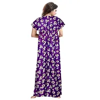 PMK FASHION 100% Cotton Nighty for Women || Long Length Printed Nighty/Maxi/Night Gown/Night Dress/Nightwear Inner  Sleepwear for Women's (Combo Pack of 2)-thumb4