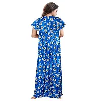 PMK FASHION 100% Cotton Nighty for Women || Long Length Printed Nighty/Maxi/Night Gown/Night Dress/Nightwear Inner  Sleepwear for Women's (Combo Pack of 2)-thumb2