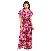 PMK FASHION 100% Cotton Kaftan || Long Length Printed Nighty/Kaftan/Maxi/Night Gown/Night Dress/Nightwear Inner  Sleepwear for Women's (Combo Pack of 2)-thumb3