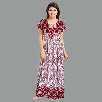 Elegant Cotton Printed Nighty For Women- Pack Of 2-thumb1