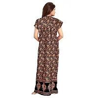 PMK FASHION 100% Cotton Kaftan || Long Length Printed Nighty/Kaftan/Maxi/Night Gown/Night Dress/Nightwear Inner  Sleepwear for Women's (Combo Pack of 2)-thumb2