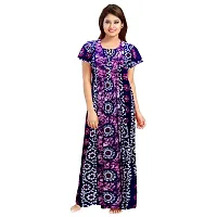 PMK FASHION 100% Cotton Nighty for Women || Long Length Printed Nighty/Maxi/Night Gown/Night Dress/Nightwear Inner  Sleepwear for Women's (Combo Pack of 2)-thumb3