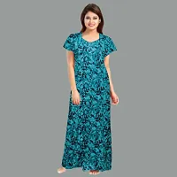 Elegant Cotton Printed Nighty For Women- Pack Of 2-thumb1