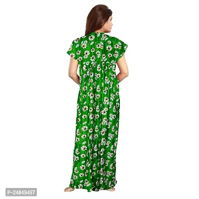 PMK FASHION 100% Cotton Nighty for Women || Long Length Printed Nighty/Maxi/Night Gown/Night Dress/Nightwear Inner  Sleepwear for Women's (Combo Pack of 2)-thumb3