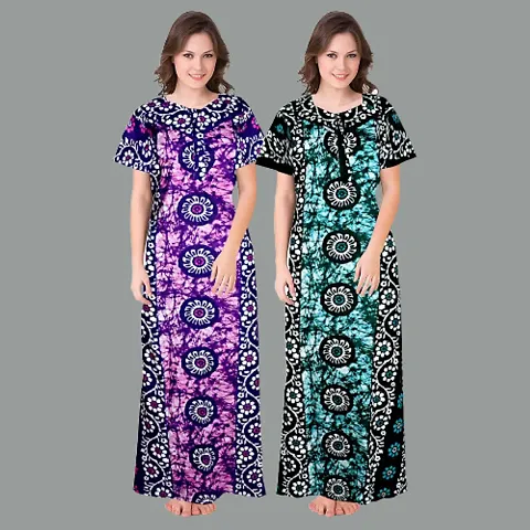 Stylish Nightdress For Women Pack Of 2