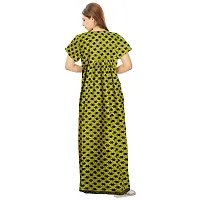 PMK FASHION 100% Cotton Nighty for Women || Long Length Printed Nighty/Maxi/Night Gown/Night Dress/Nightwear Inner  Sleepwear for Women's (Combo Pack of 2)-thumb2