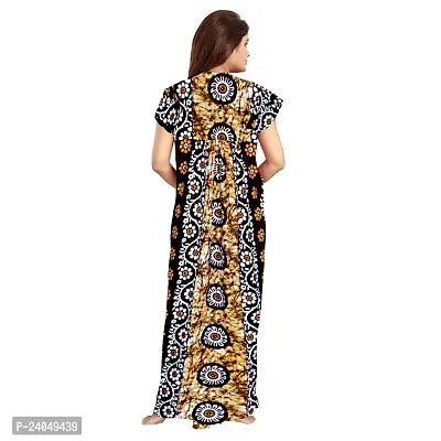 PMK FASHION 100% Cotton Kaftan for Women || Long Length Printed Nighty/Kaftan/Maxi/Night Gown/Night Dress/Nightwear Inner  Sleepwear for Women's (Combo Pack of 2)-thumb3