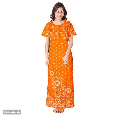 PMK FASHION 100% Cotton Kaftan for Women || Long Length Printed Nighty/Kaftan/Maxi/Night Gown/Night Dress/Nightwear Inner  Sleepwear for Women's (Combo Pack of 2)-thumb4