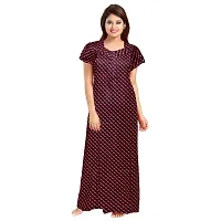 Comfortable Multicoloured Cotton Nightdress For Women Pack Of 2-thumb1